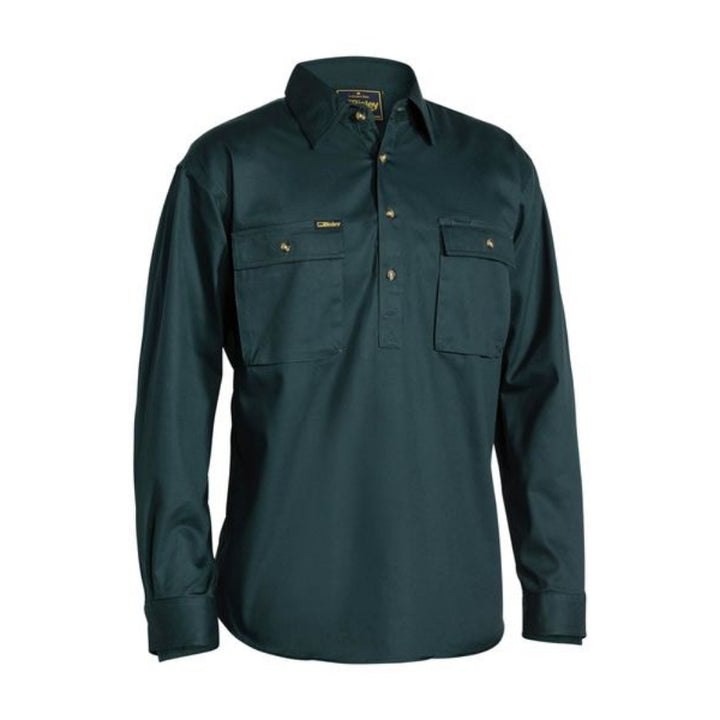 BISLEY CD C/FR LONG SLEEVE SHIRT 190GSM