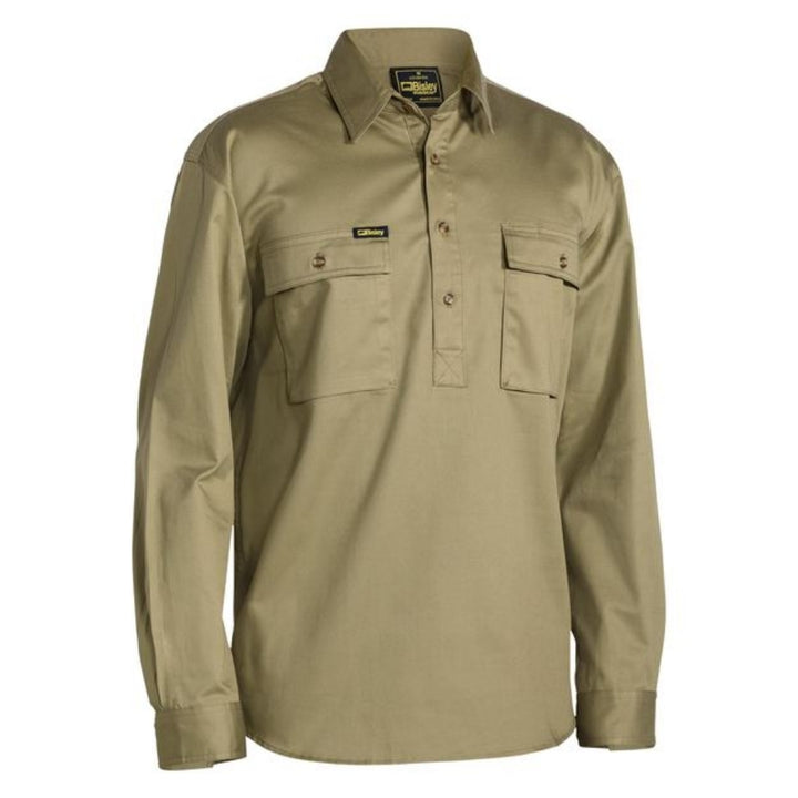 BISLEY CD C/FR LONG SLEEVE SHIRT 190GSM