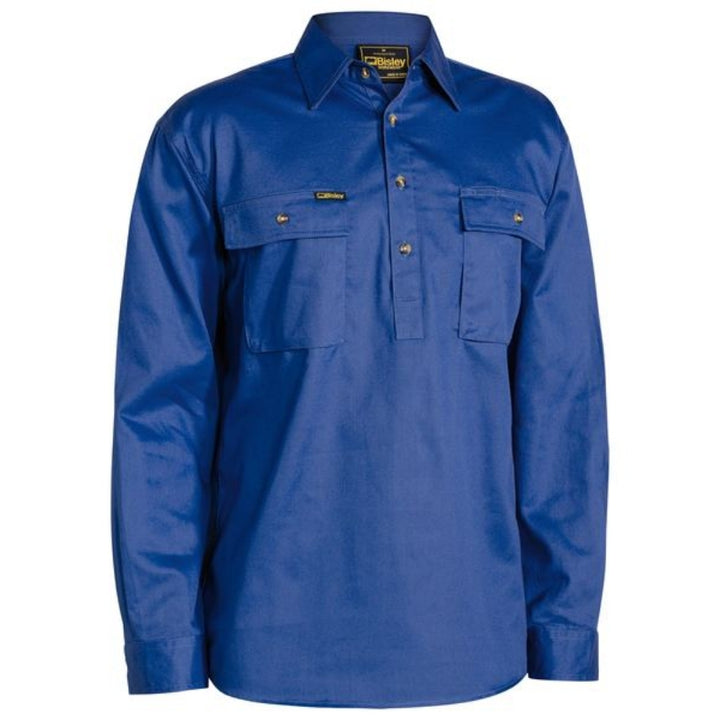 BISLEY CD C/FR LONG SLEEVE SHIRT 190GSM