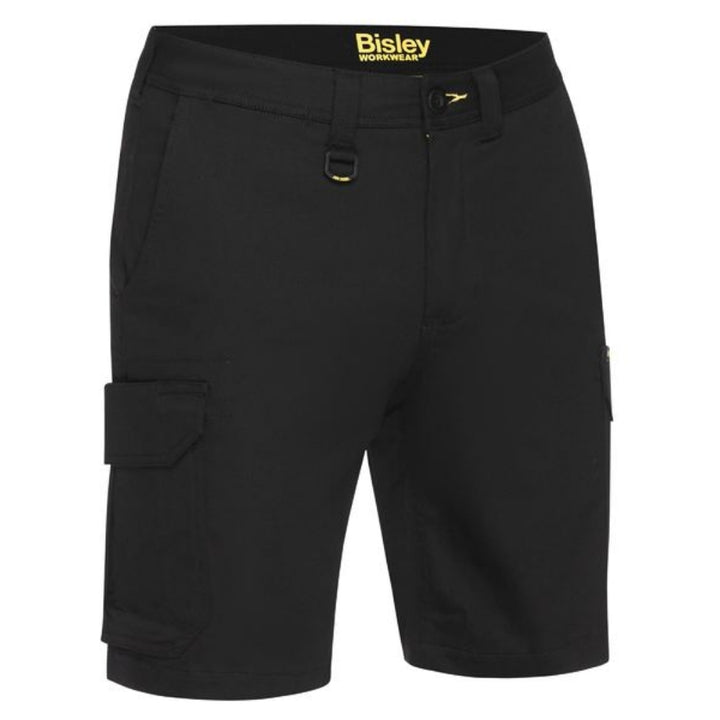 BISLEY STRETCH COTTON DRILL CARGO SHORTS
