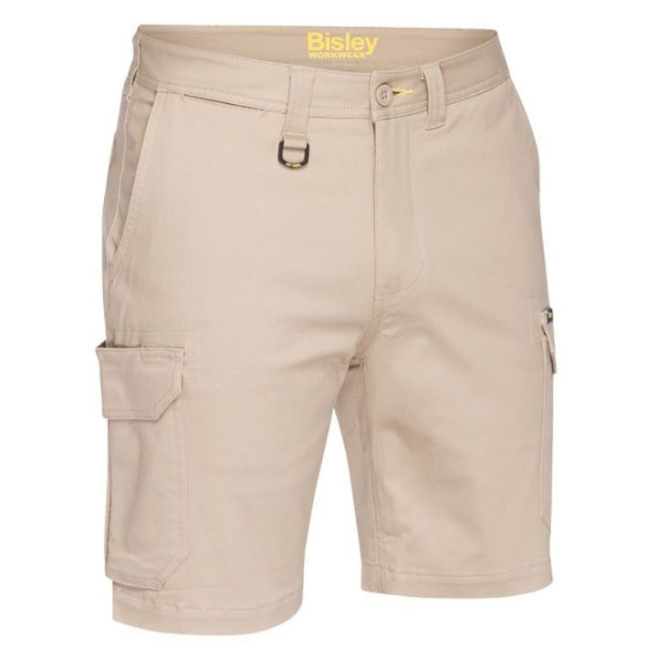 BISLEY STRETCH COTTON DRILL CARGO SHORTS