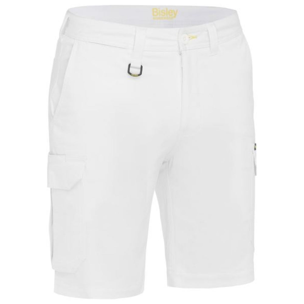 BISLEY STRETCH COTTON DRILL CARGO SHORTS