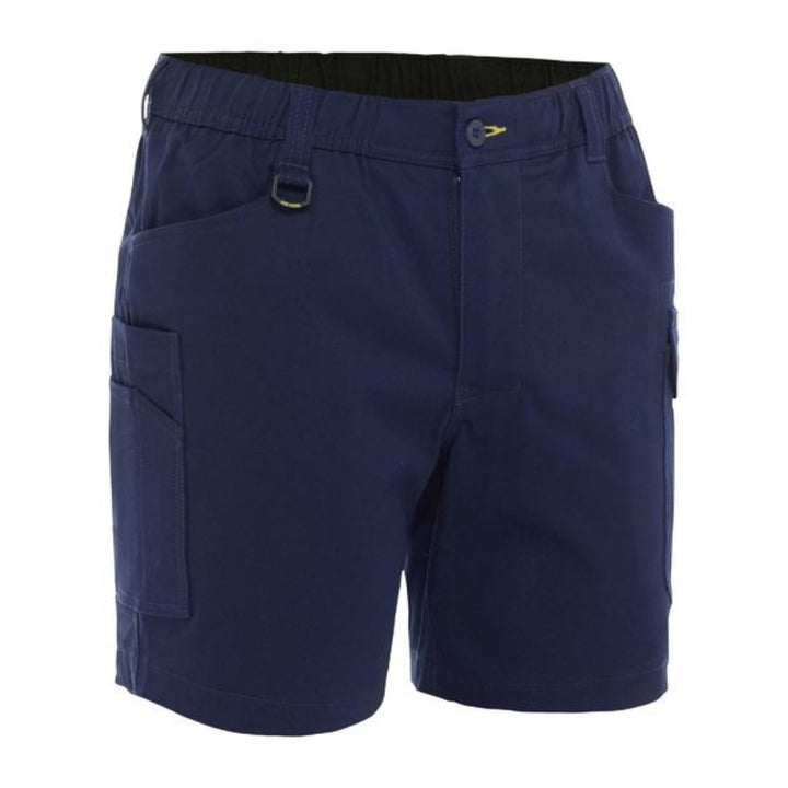 BISLEY STRETCH COTTON ELASTIC WAIST CARGO SHORT