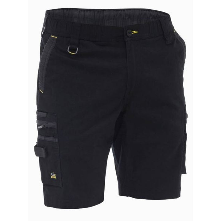 BISLEY FLX & MOVE 4-WAY STRETCH ELASTIC WAIST CARGO SHORT