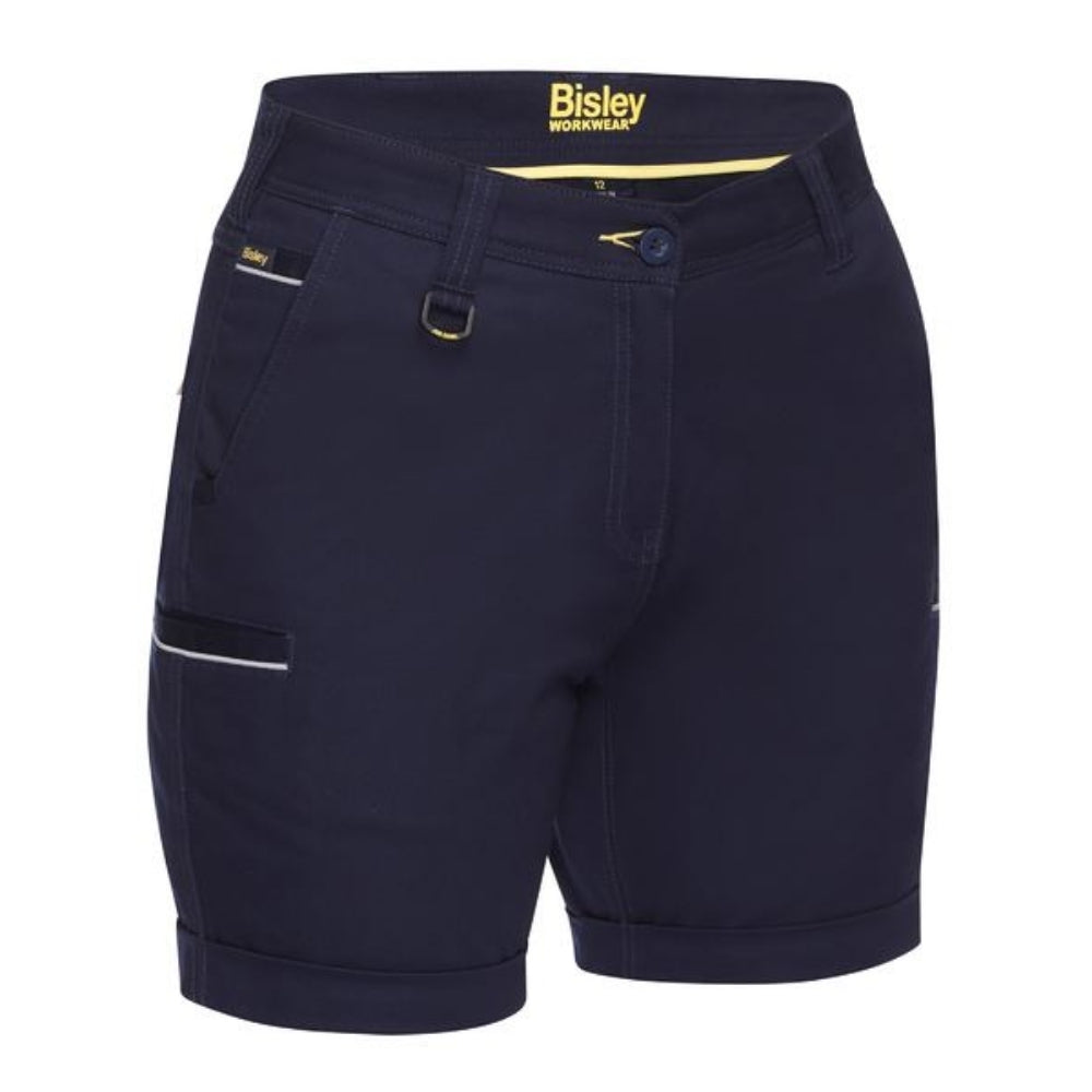 BISLEY WOMENS STRETCH COTTON CARGO SHORT