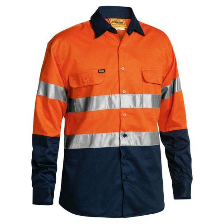 BISLEY C/DRILL D/N LONG SLEEVE SHIRT
