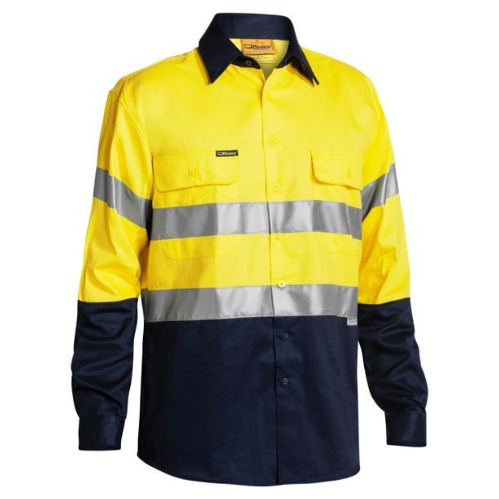 BISLEY C/DRILL D/N LONG SLEEVE SHIRT