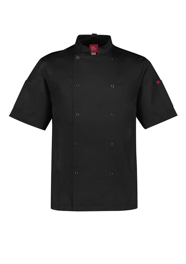 Biz Collection Mens Zest Short Sleeve Chef Jacket CH232MS
