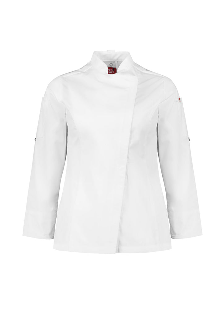 Biz Collection Womens Alfresco Long Sleeve Chef Jacket CH330LL