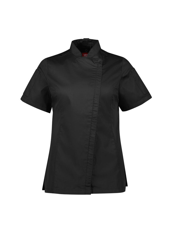 Biz Collection Womens Alfresco Short Sleeve Chef Jacket CH330LS