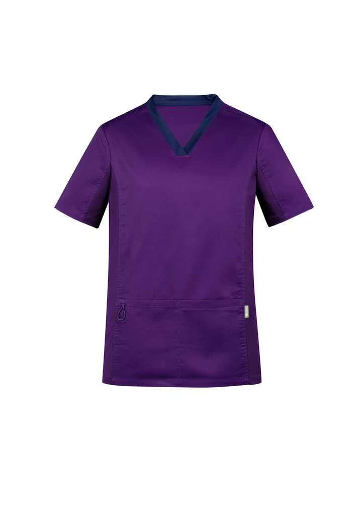 Biz Care Mens Riley Stretch Scrub Top CST043MS