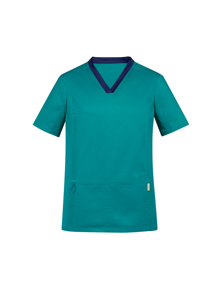 Biz Care Mens Riley Stretch Scrub Top CST043MS