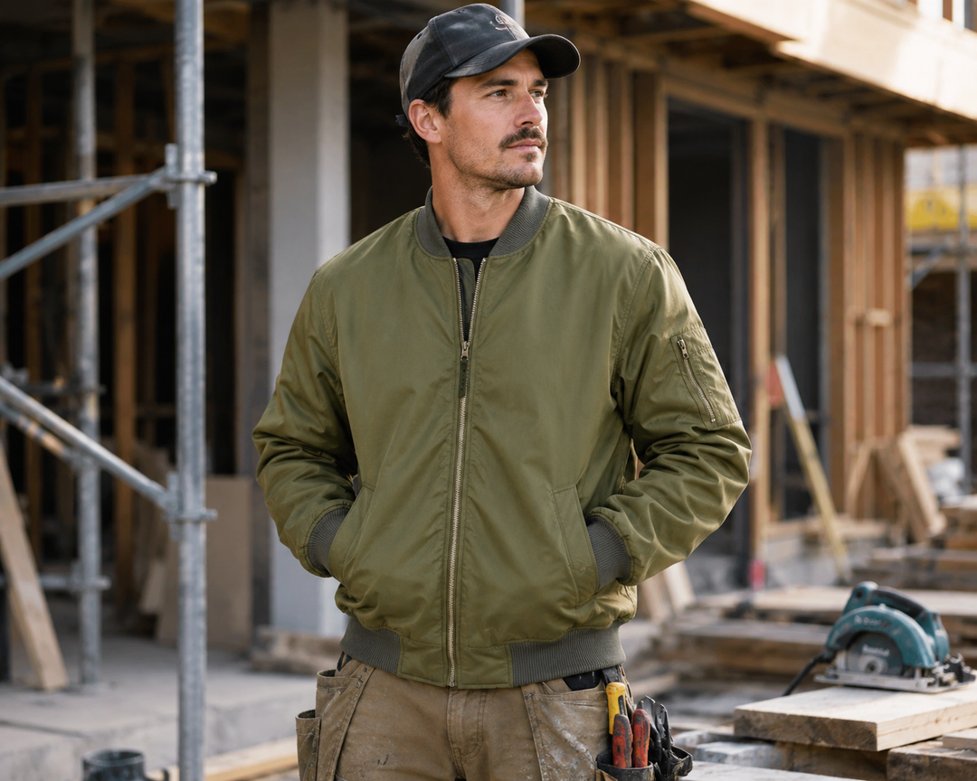 BRAHMA BOMBER JACKET,  OLIVE