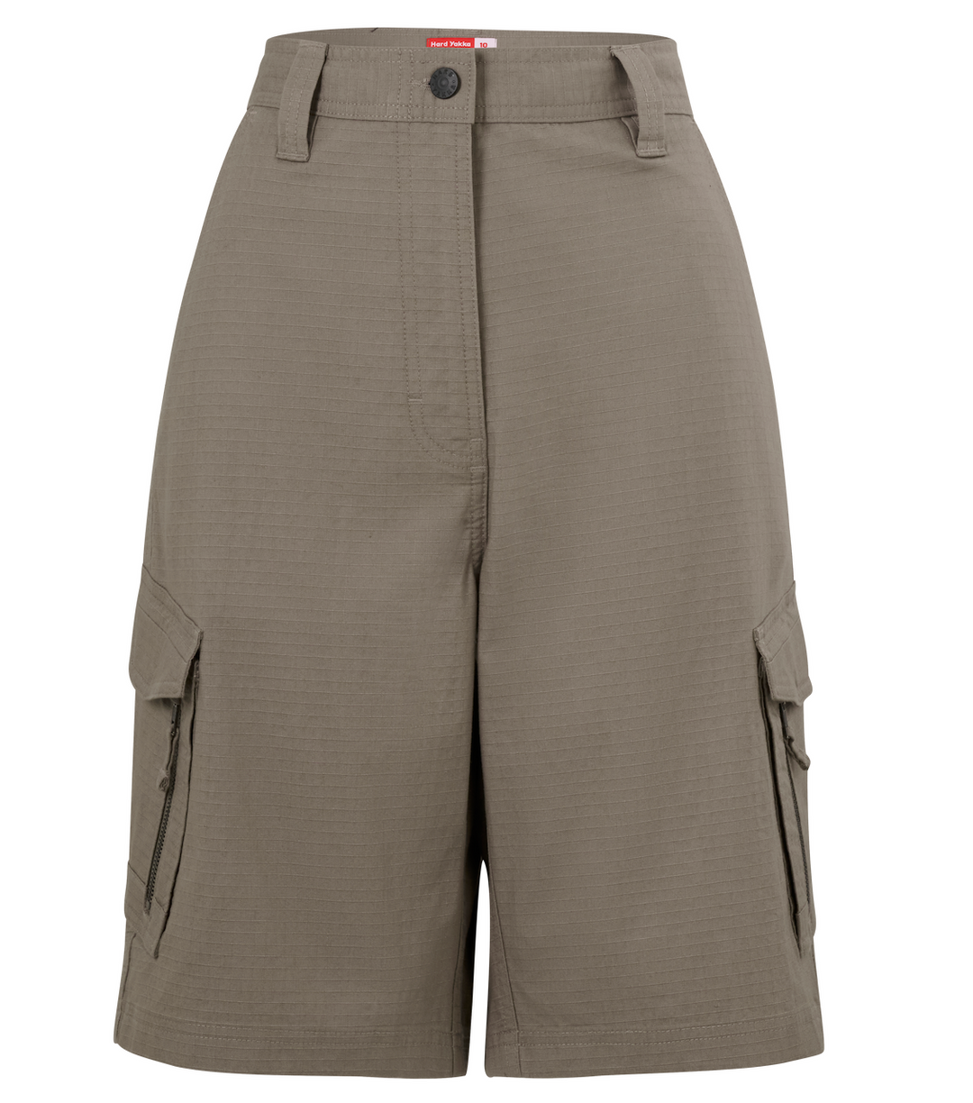 Hard Yakka Women Edge Straight Short Ripstop Y08202