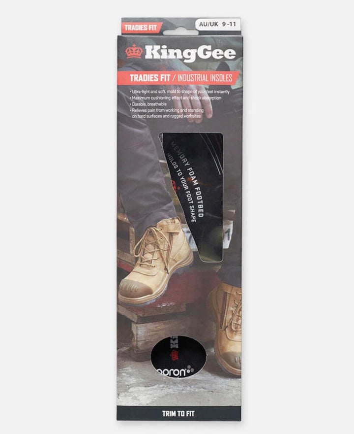 KING GEE Tradie Memory Foam Insoles K09500