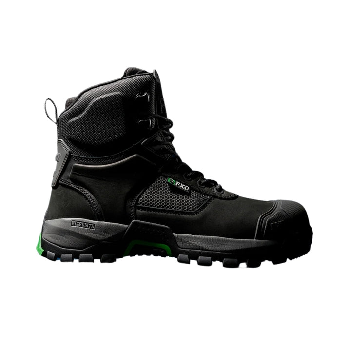 FXD WB-1 High Cut Nitrolite Zip Sided Composite Toe Safety Boot