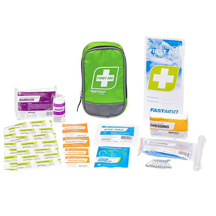 FastAid (FANCC30) FIRST AID KIT, E-SERIES COMPACT SOFT PACK, BLUE, EA
