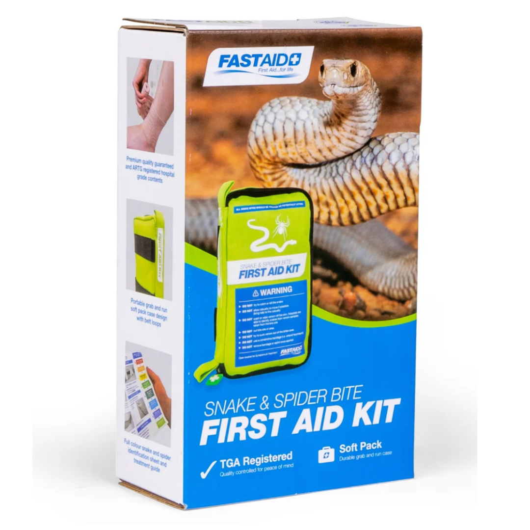 FastAid FIRST AID KIT, SNAKE & SPIDER BITE KIT, SOFT PACK