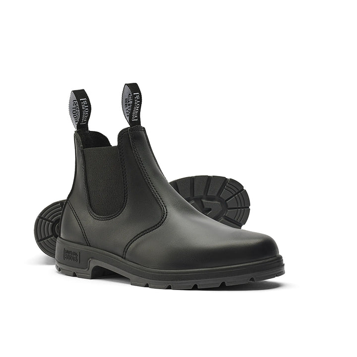 Mongrel #K9 Non-Safety Elastic Sided Boot - Black Oil Kip