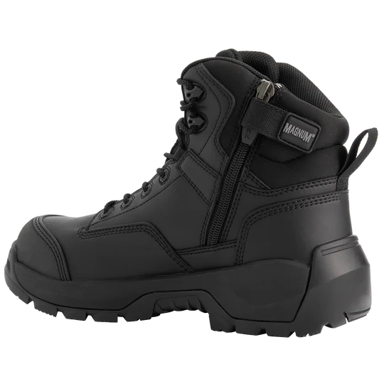 Magnum MPM2B1 Men's Precision Max 2.0 Zip-Sided Composite Toe Waterproof Safety Boot Black