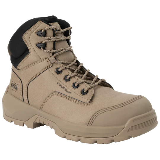 Magnum MPM2S1 Men's Precision Max 2.0 Zip-Sided Composite Toe Waterproof Safety Boot Stone