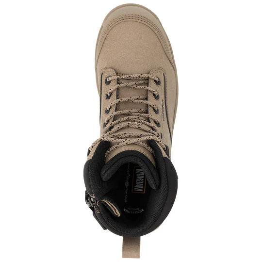 Magnum MPM2S1 Men's Precision Max 2.0 Zip-Sided Composite Toe Waterproof Safety Boot Stone