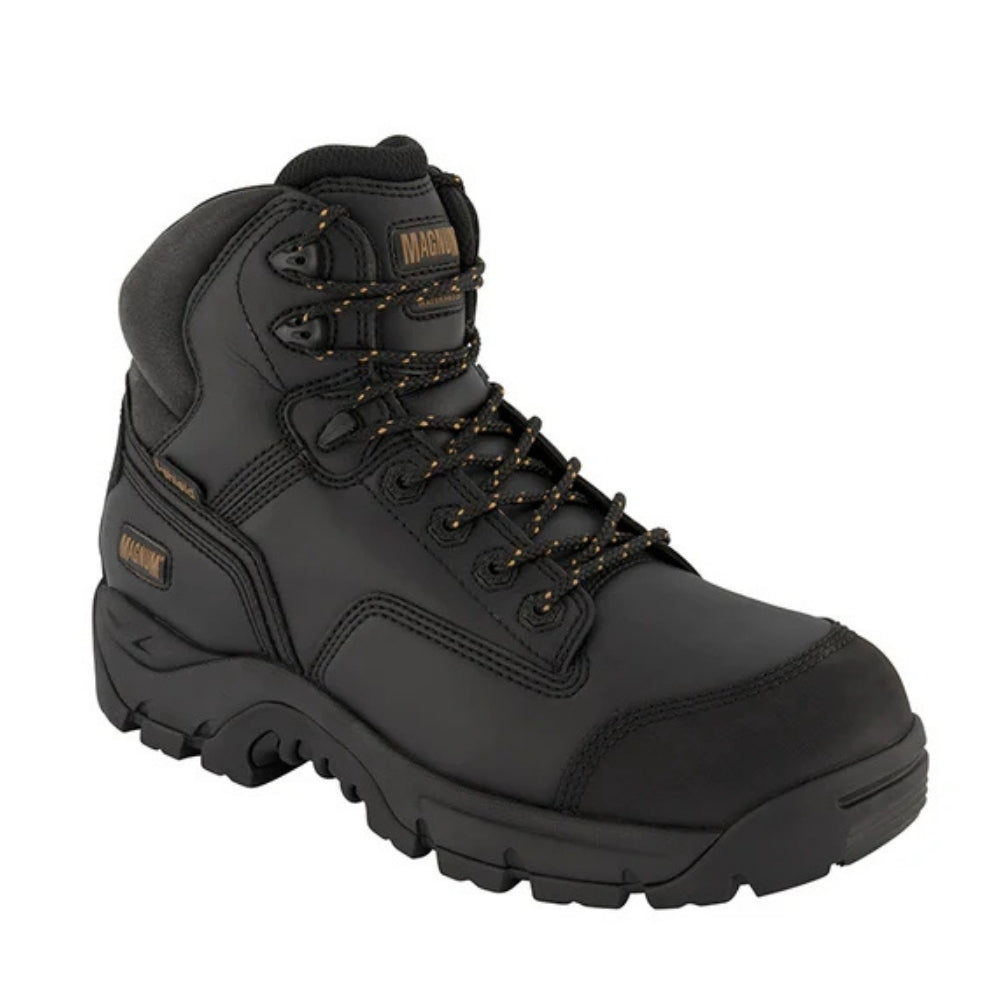Magnum MPN100 Men's Precision Max Zip-Sided Composite Toe Waterproof Safety Boot - Black