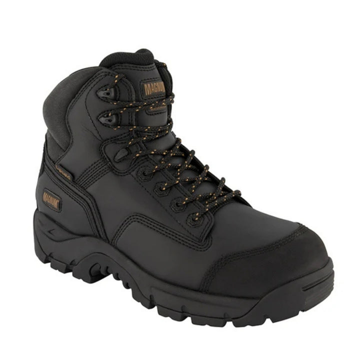 Magnum MPN100 Men's Precision Max Zip-Sided Composite Toe Waterproof Safety Boot - Black