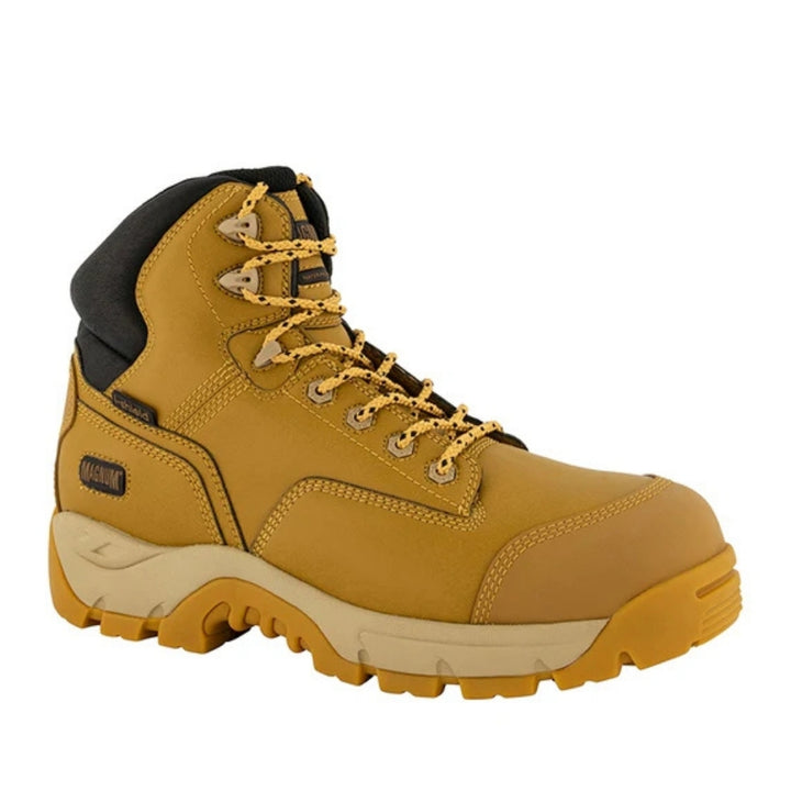 Magnum MPN650 Men's Precision Max Zip-Sided Waterproof Non-Safety Boot - Wheat
