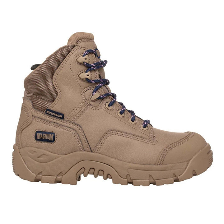 Magnum MPW160 Women's Precision Max Zip-Side Composite Toe Waterproof Safety Boot - Stone