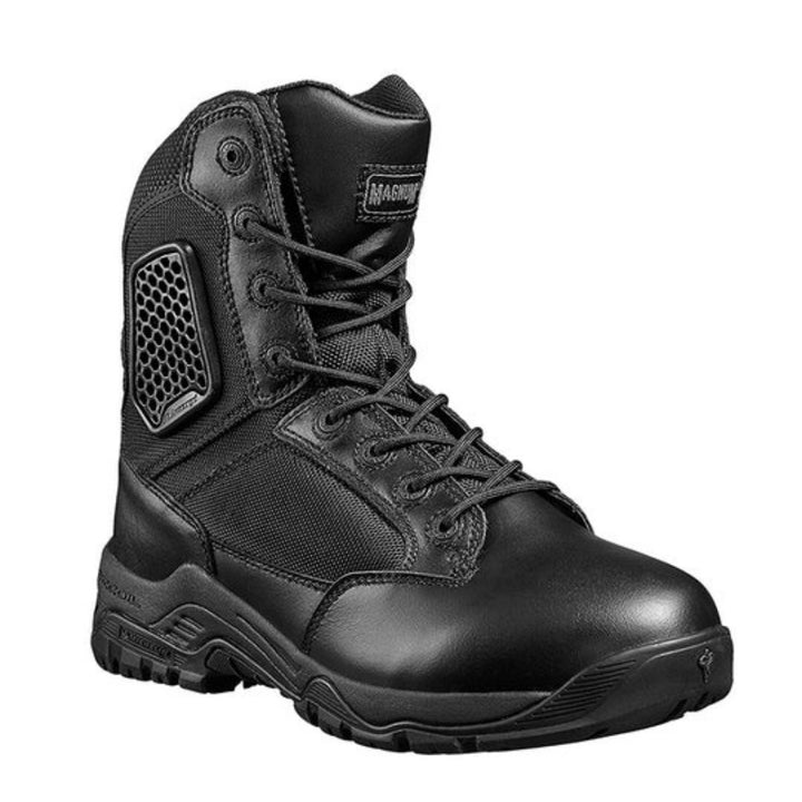 Magnum MSF810 Women's Strike Force 8.0 Zip-Sided Non-Safety  Waterproof Safety Boot – Black