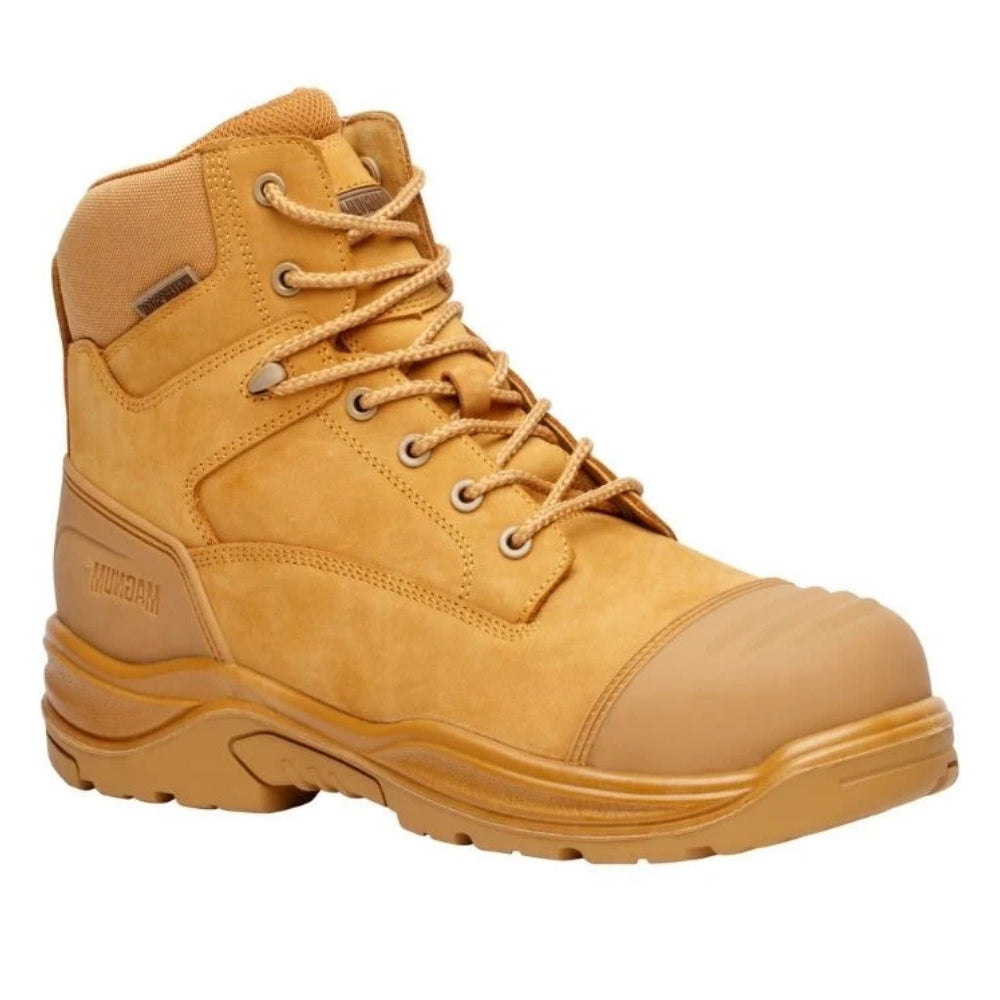 Magnum MSM150 Men's Stormaster Zip-Sided Composite Toe Waterproof Safety Boot - Wheat