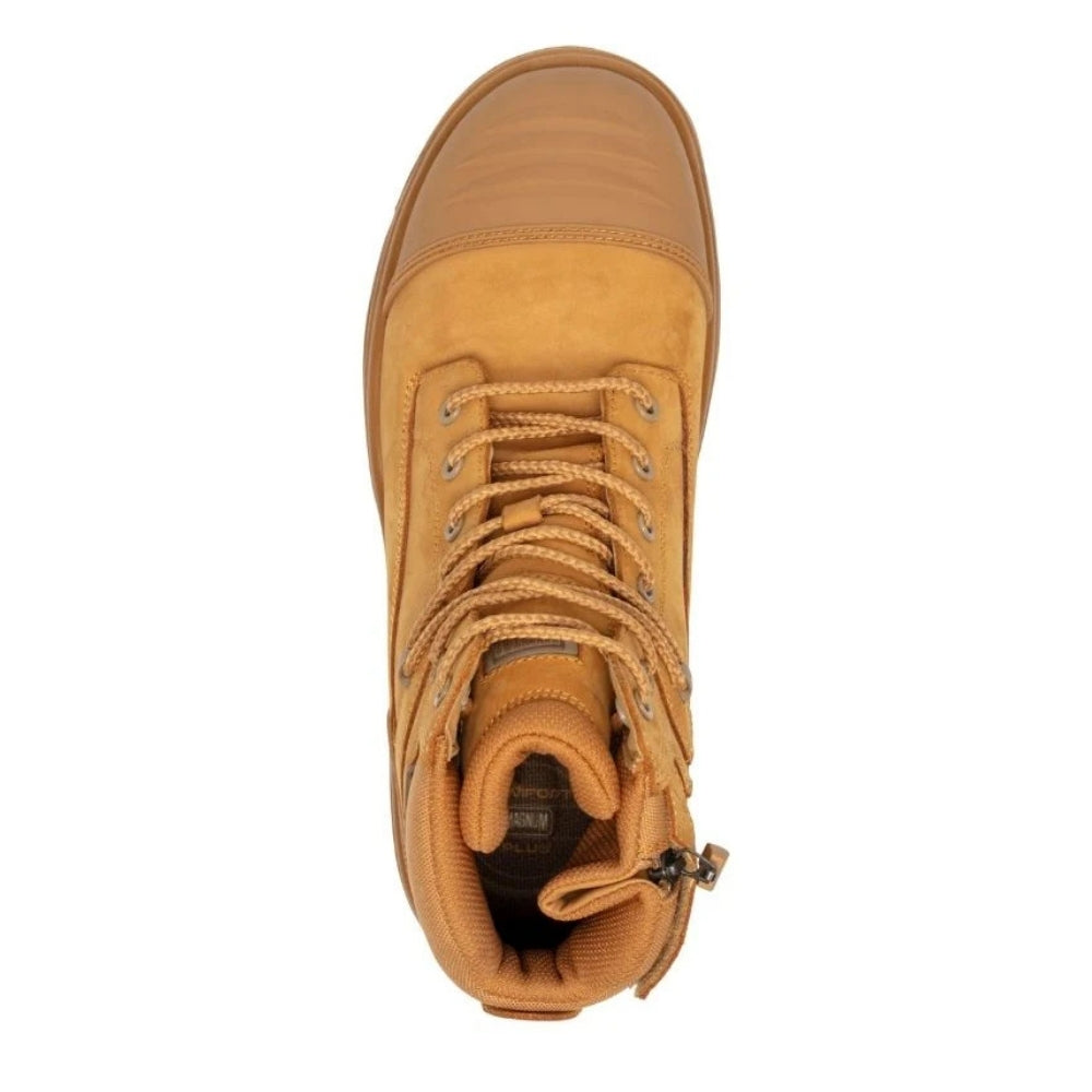 Magnum MSM150 Men's Stormaster Zip-Sided Composite Toe Waterproof Safety Boot - Wheat