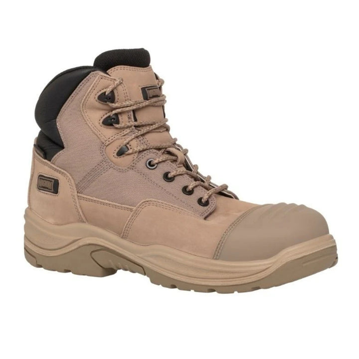 Magnum MTM160 Men's Trademaster Lite Zip-Sided Composite Toe Waterproof Safety Boot - Stone