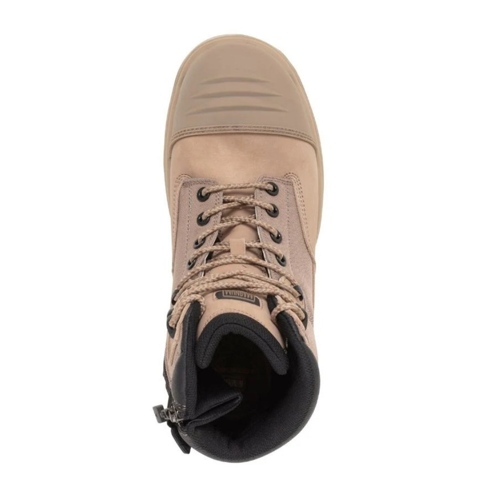 Magnum MTM160 Men's Trademaster Lite Zip-Sided Composite Toe Waterproof Safety Boot - Stone