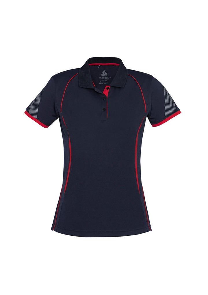Biz Collection Womens Razor Short Sleeve Polo P405LS