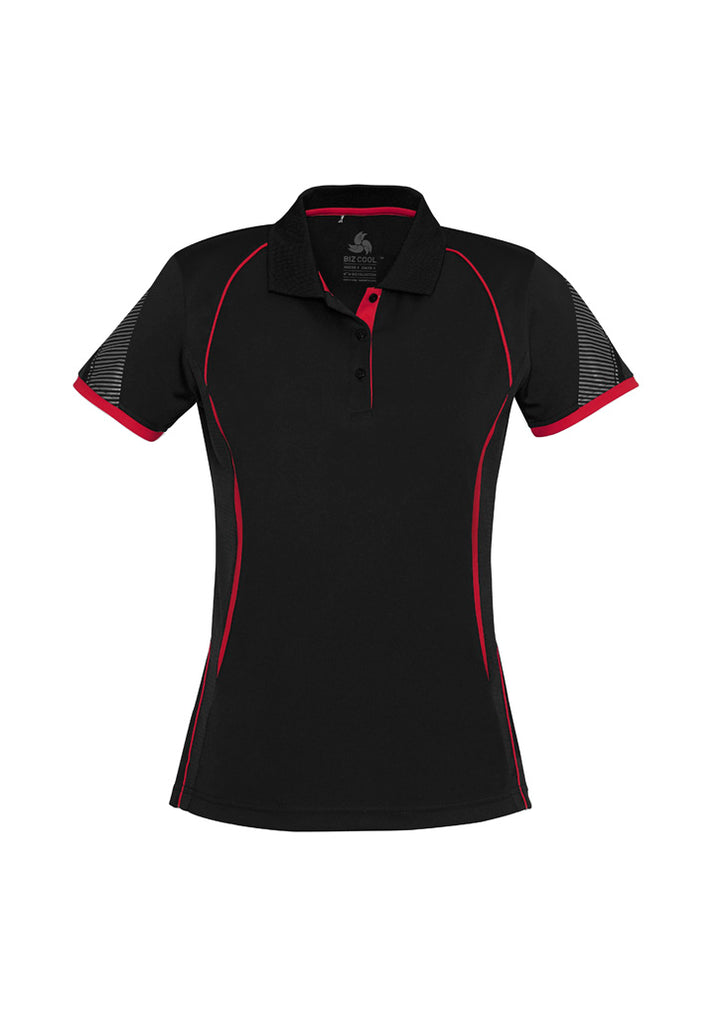 Biz Collection Womens Razor Short Sleeve Polo P405LS