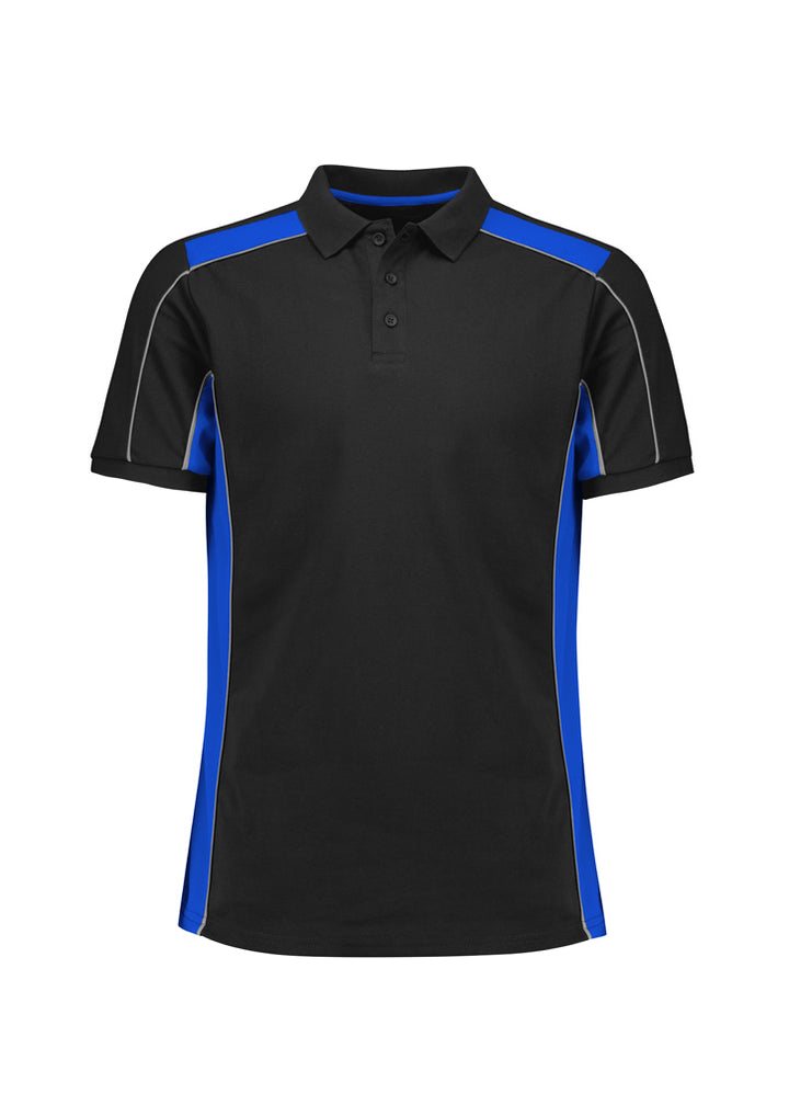 Biz Collection Unisex Grid Short Sleeve Polo P413US