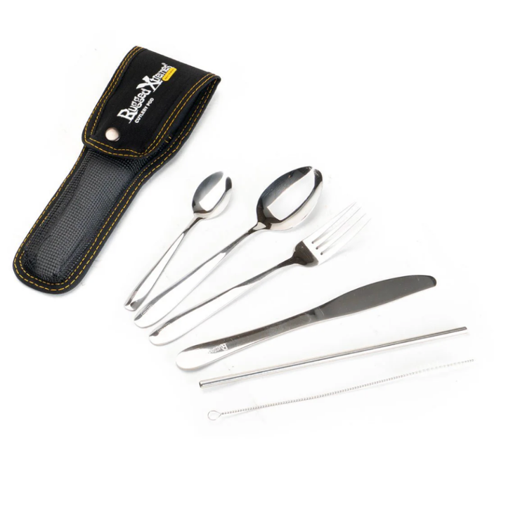 Rugged Xtremes PODconnect Stainless cutlery set