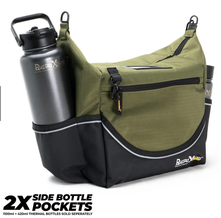 RUGGED XTREMES INSULATED CANVAS CRIB LUNCH BAG 15L