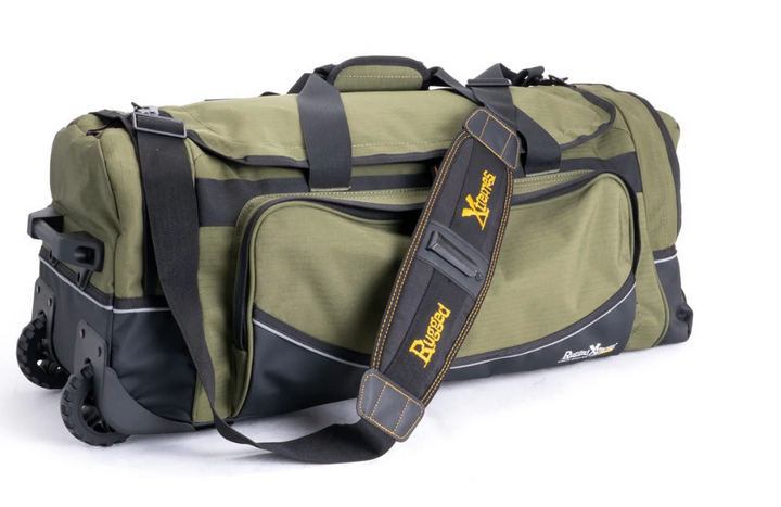 RUGGED XTREMES LARGE WHEELED FIFO TRANSIT BAG 80L