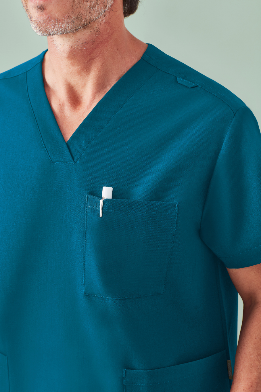 Biz Care Unisex Pulse V-Neck Scrub Top CU544US