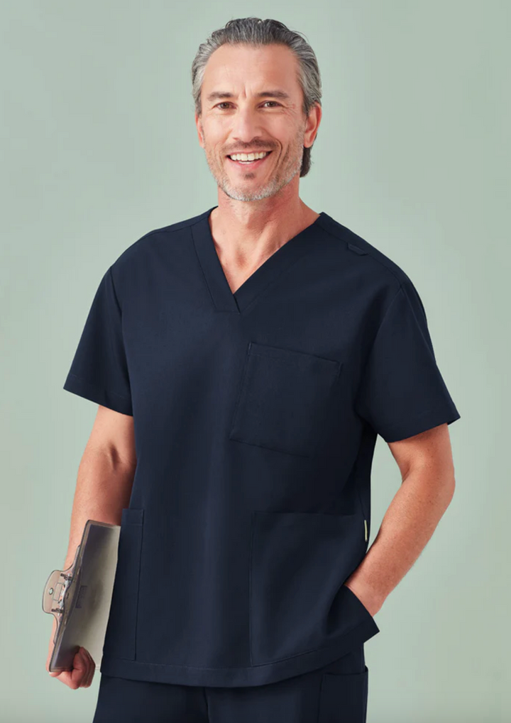 Biz Care Unisex Pulse V-Neck Scrub Top CU544US