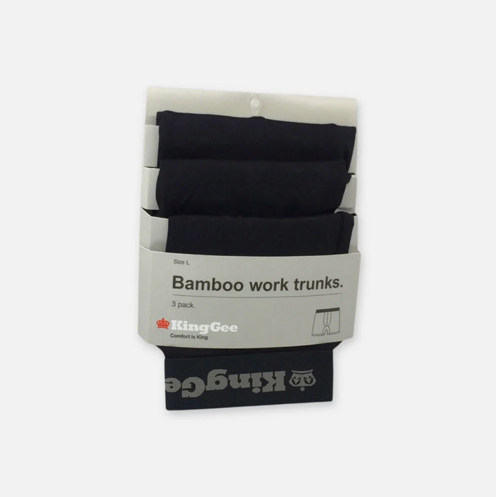 KING GEE Bamboo Work Trunks - 3 Pack K19005