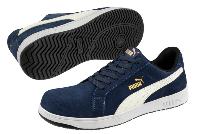Puma 640027 ICONIC Safety Shoe - Blue/White