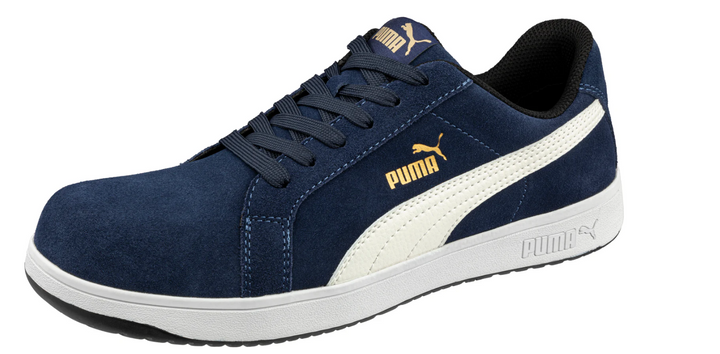Puma 640027 ICONIC Safety Shoe - Blue/White