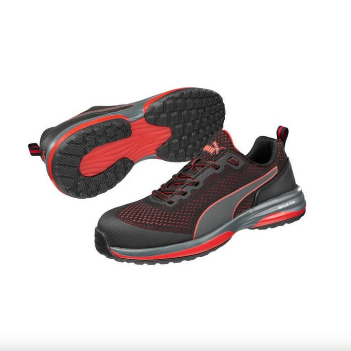 Puma 644497 Speed Safety Shoe Black/Red