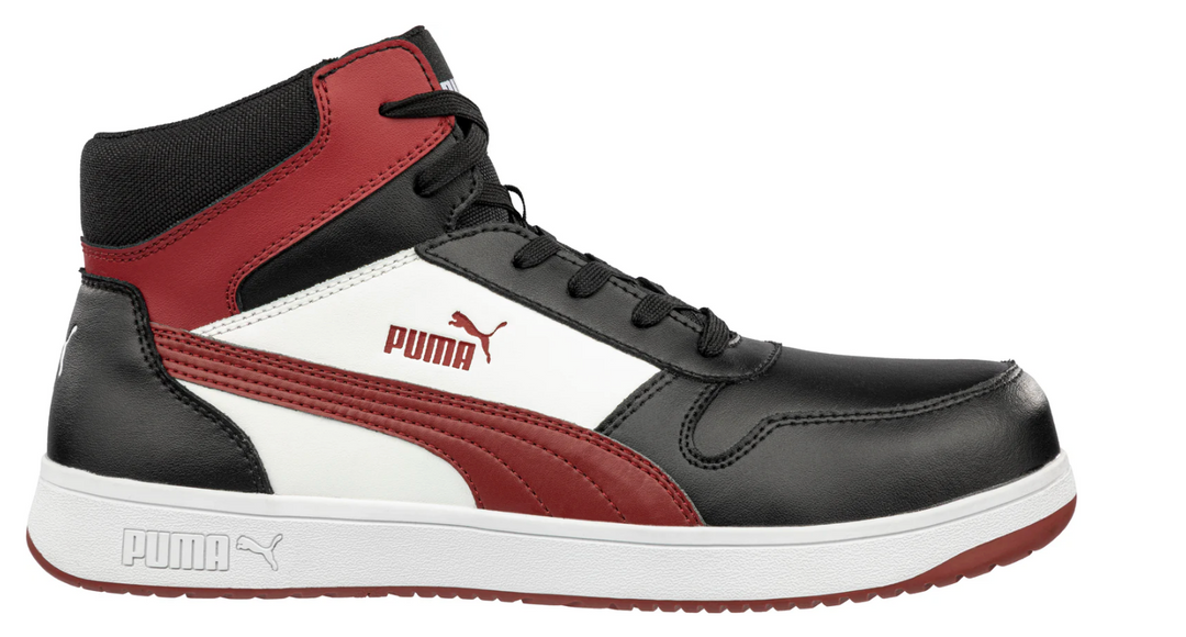 Puma 630057 FRONTCOURT Safety Shoe Red/Black