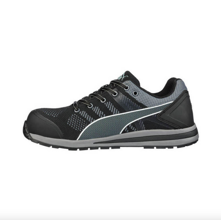 Puma 643167 ELEVATE Black Knit Safety Shoe