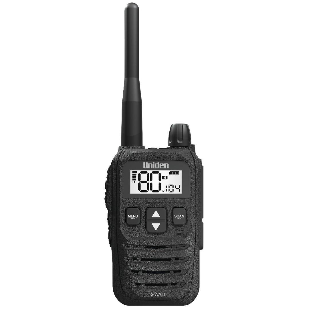 UNIDEN 2 Watt UHF Handheld 2-Way Radio